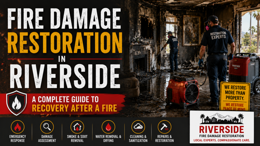 Fire Damage Restoration in Riverside: A Complete Guide to Recovery After a Fire