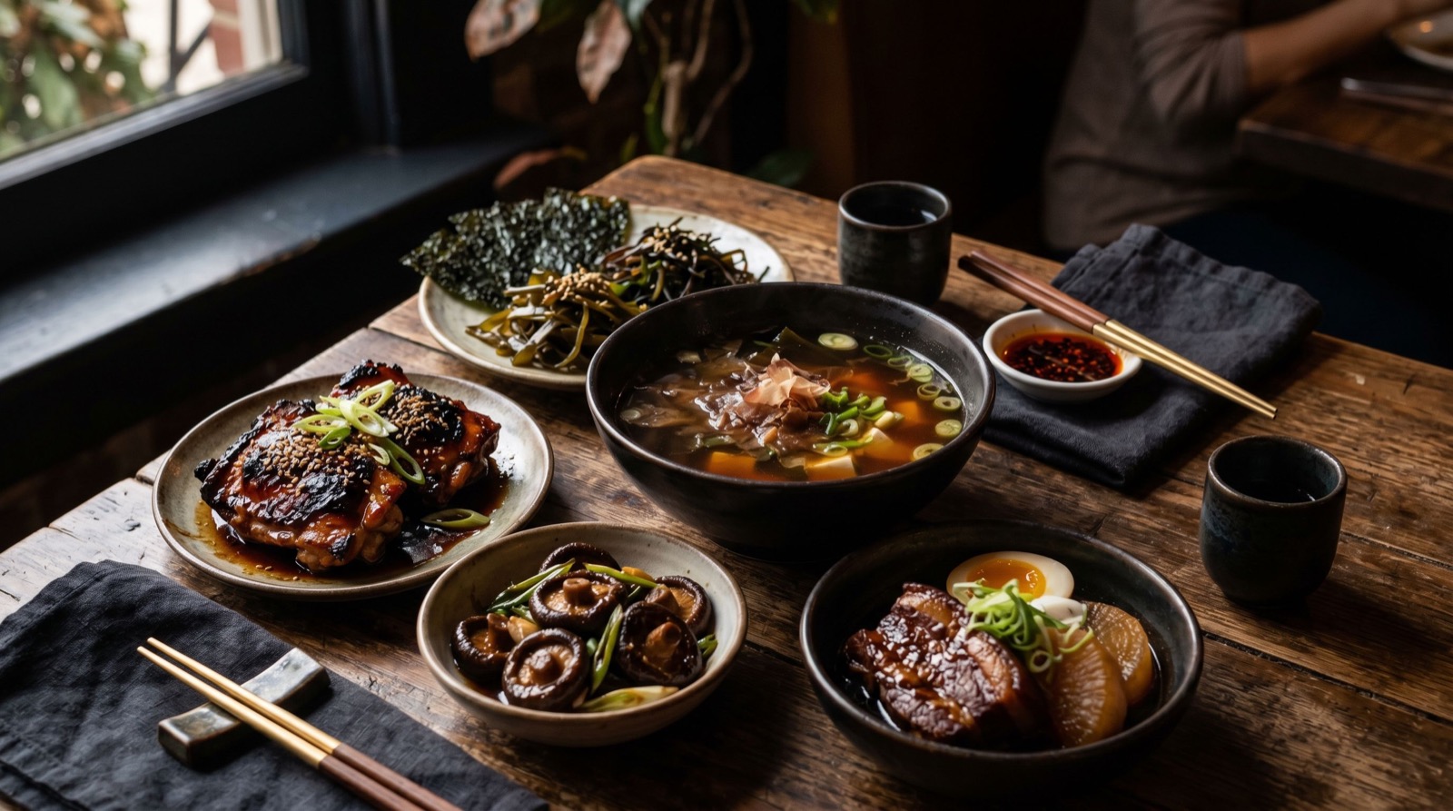 A vibrant vegetarian meal at a restaurant